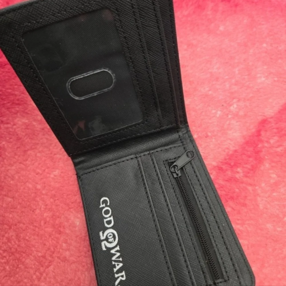 New God Of War Kratos Anime Manga Leather Wallet